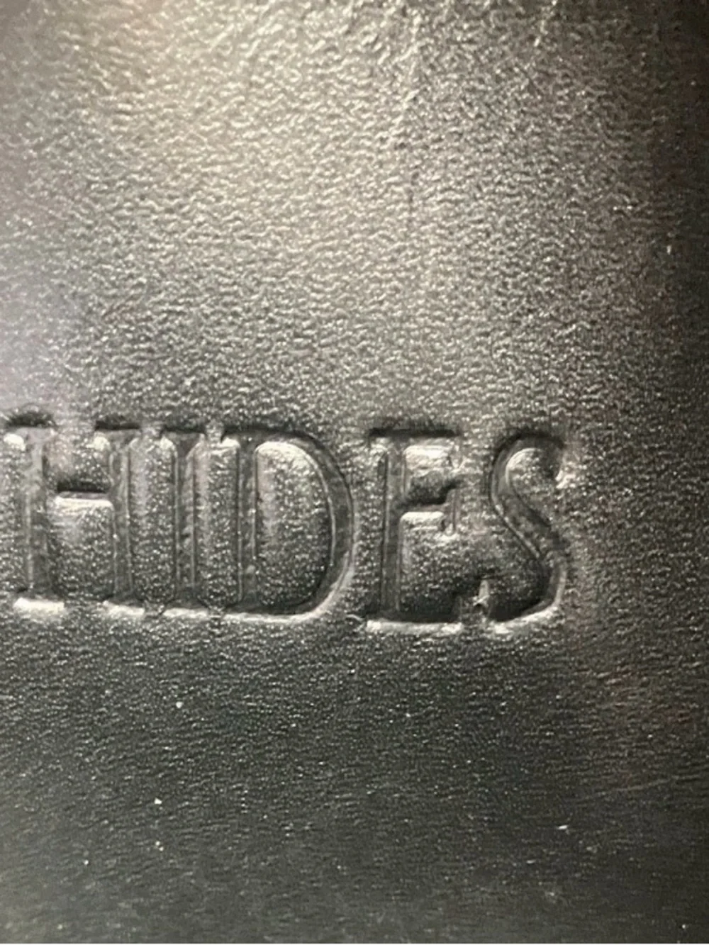 Hides sleek black